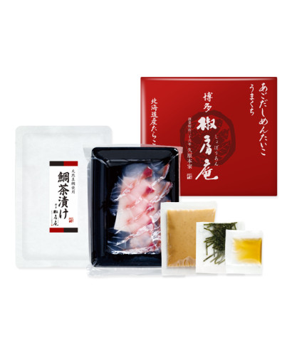 あごだしめんたいこと鯛茶漬けセットギフト