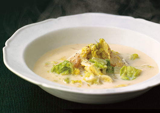白菜のクリームスープ レシピ 久原本家通販サイト 公式